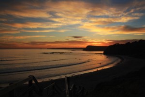 CLiff top - smith beach sunset